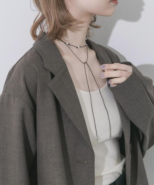 SMELLY(スメリー)の「パールコードチョーカーネックレス(ネックレス・レディース・ブラック系その他・-)」の5枚目の写真