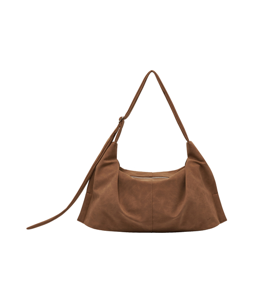 mur(ミュール)の「Nuovo Slouch Hobo Bag(8color)(ショルダーバッグ・レディース・イエロー/ベージュ/ダークブラウン系/ダークブラウン/バーガンディー/ブラウン系その他2/クリーム/ブラック・FREE)」の4枚目の写真