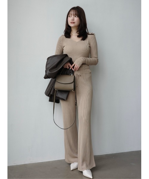 anuans（アニュアンス）の「リュクスビスコースニットプルオーバー（ニット/セーター・レディース・ホワイト/ベージュ/ネイビー/ブラック/レッド/サックスブルー・S/M）」の21枚目の写真