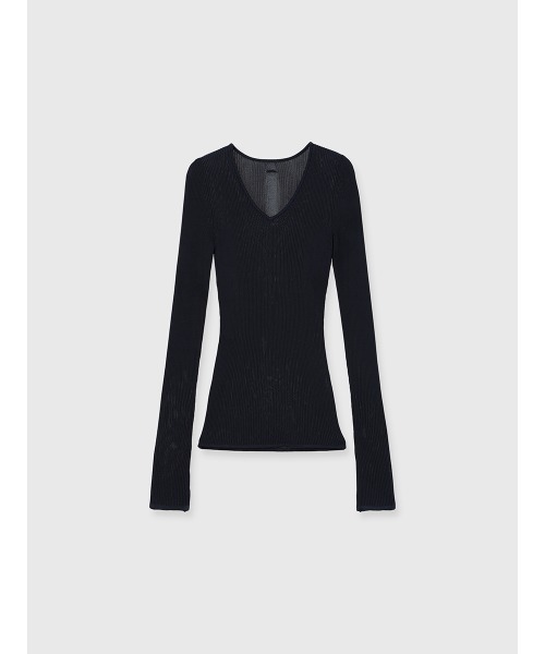 リュクスビスコースニットプルオーバー（ニット/セーター）｜anuans