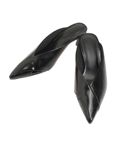 ELENDEEK(エレンディーク)の「クロスポインテッドミュール(パンプス・レディース・ブラック/シルバー・37/38)」の18枚目の写真