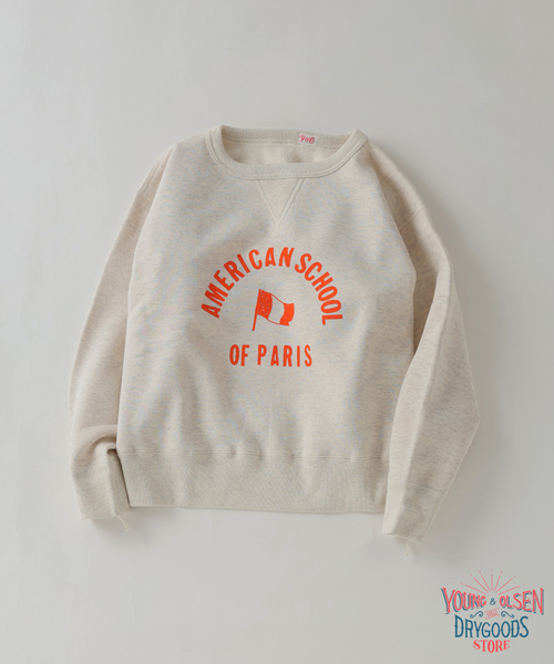 YOUNG&OLSEN The DRYGOODS STORE(ヤングアンドオルセン)の「YOUNG & OLSEN(ヤング アンド オルセン) 別注 French University スウェット(スウェット・メンズ・マスタード/コバルトブルー/アイボリー・4/3/5)」の1枚目の写真