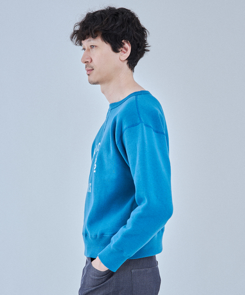 YOUNG&OLSEN The DRYGOODS STORE(ヤングアンドオルセン)の「YOUNG & OLSEN(ヤング アンド オルセン) 別注 French University スウェット(スウェット・メンズ・マスタード/コバルトブルー/アイボリー・4/3/5)」の12枚目の写真