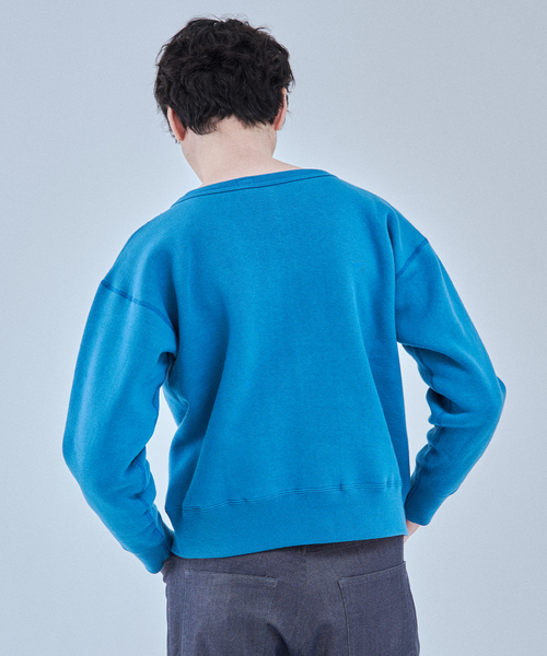 YOUNG&OLSEN The DRYGOODS STORE(ヤングアンドオルセン)の「YOUNG & OLSEN(ヤング アンド オルセン) 別注 French University スウェット(スウェット・メンズ・マスタード/コバルトブルー/アイボリー・4/3/5)」の11枚目の写真