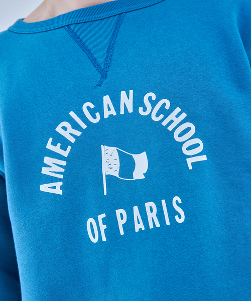 YOUNG&OLSEN The DRYGOODS STORE(ヤングアンドオルセン)の「YOUNG & OLSEN(ヤング アンド オルセン) 別注 French University スウェット(スウェット・メンズ・マスタード/コバルトブルー/アイボリー・4/3/5)」の8枚目の写真