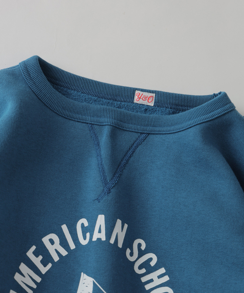 YOUNG&OLSEN The DRYGOODS STORE(ヤングアンドオルセン)の「YOUNG & OLSEN(ヤング アンド オルセン) 別注 French University スウェット(スウェット・メンズ・マスタード/コバルトブルー/アイボリー・4/3/5)」の5枚目の写真