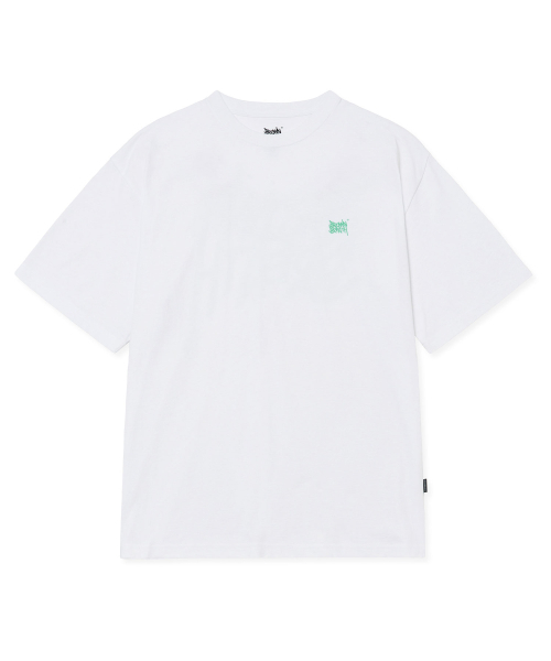 BROWNBREATH（ブラウンブレス）の「レオパード タグ T シャツ - ホワイト（Tシャツ/カットソー・レディース・その他・S/M/L/XL）」の2枚目の写真