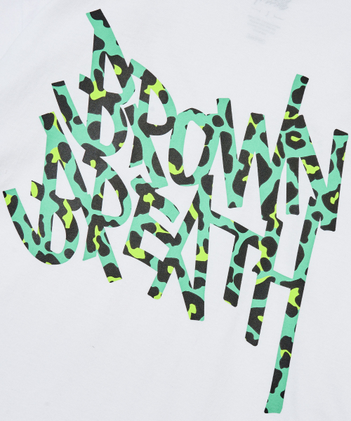 BROWNBREATH（ブラウンブレス）の「レオパード タグ T シャツ - ホワイト（Tシャツ/カットソー・レディース・その他・S/M/L/XL）」の4枚目の写真