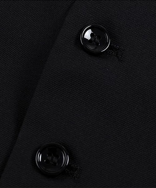 Cloudstyle（クラウドスタイル）の「【Cloudstyle】無地 フォーマル ノーカラー ベスト（スーツベスト・メンズ・グレー/カーキ/ブラック/ネイビー・MEDIUM/LARGE/X-LARGE/XX-LARGE）」の13枚目の写真