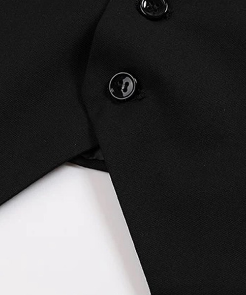 Cloudstyle（クラウドスタイル）の「【Cloudstyle】無地 フォーマル ノーカラー ベスト（スーツベスト・メンズ・グレー/カーキ/ブラック/ネイビー・MEDIUM/LARGE/X-LARGE/XX-LARGE）」の17枚目の写真