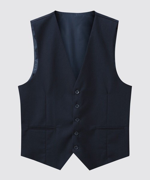 Cloudstyle（クラウドスタイル）の「【Cloudstyle】無地 フォーマル ノーカラー ベスト（スーツベスト・メンズ・グレー/カーキ/ブラック/ネイビー・MEDIUM/LARGE/X-LARGE/XX-LARGE）」の7枚目の写真