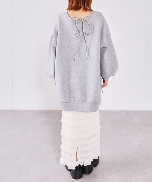 archives(アルシーヴ)の「シャーリングフリルタイトスカート(スカート・レディース・アイボリー/ブラック・MEDIUM)」の11枚目の写真