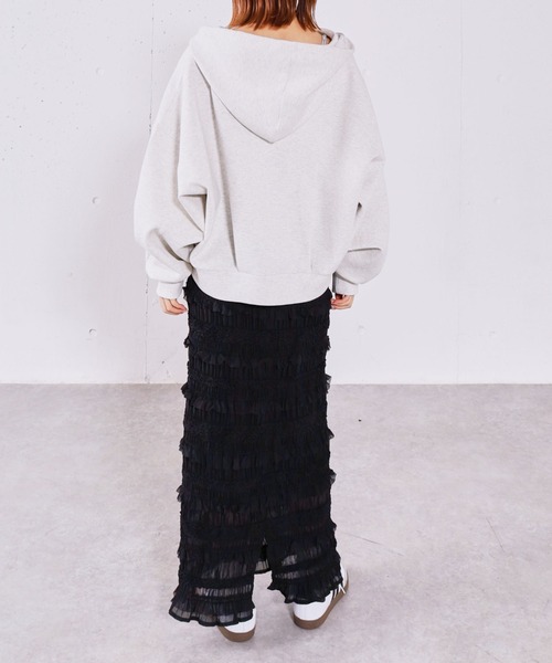 archives(アルシーヴ)の「シャーリングフリルタイトスカート(スカート・レディース・アイボリー/ブラック・MEDIUM)」の20枚目の写真