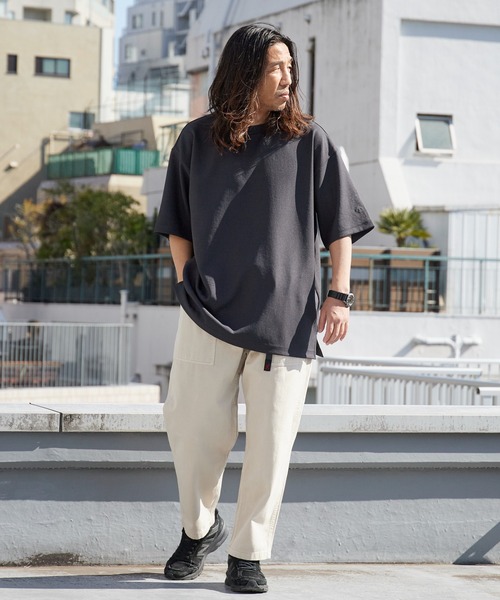 DESCENTE ALLTERRAIN(デサント オルテライン)の「DESCENTE ALLTERRAIN/デサントオルテライン STRETCH TWILL H/S T-SHIRT ブランドロゴ 半袖Tシャツ 2026年春夏(Tシャツ/カットソー・メンズ・ブラック・M/L/O)」の12枚目の写真