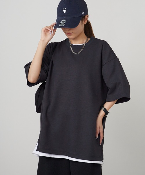 DESCENTE ALLTERRAIN(デサント オルテライン)の「DESCENTE ALLTERRAIN/デサントオルテライン STRETCH TWILL H/S T-SHIRT ブランドロゴ 半袖Tシャツ 2026年春夏(Tシャツ/カットソー・メンズ・ブラック・M/L/O)」の17枚目の写真