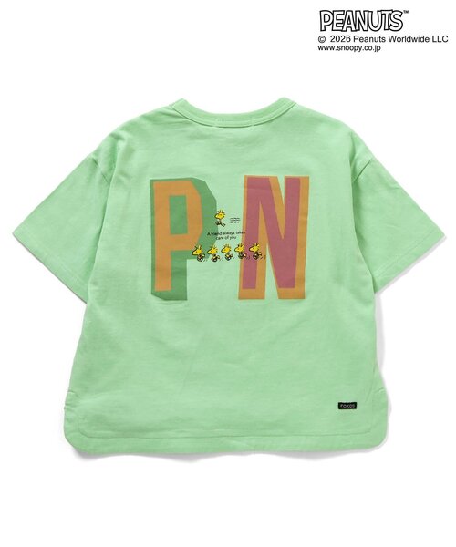PEANUTS（ピーナッツ）の「PEANUTS　Tシャツ（Tシャツ/カットソー・キッズ・ピンク/グリーン/アイボリー・160/150/140/130/120/110/100/90/80）」の9枚目の写真