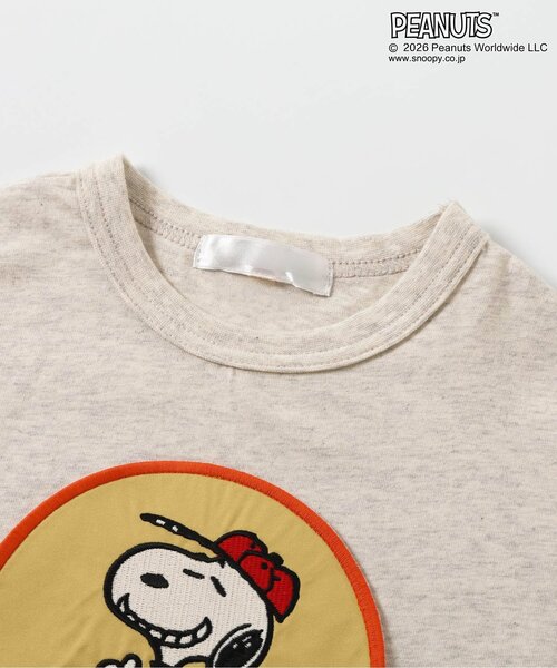 PEANUTS（ピーナッツ）の「PEANUTS　Tシャツ（Tシャツ/カットソー・キッズ・ピンク/グリーン/アイボリー・160/150/140/130/120/110/100/90/80）」の12枚目の写真
