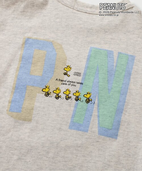 PEANUTS（ピーナッツ）の「PEANUTS　Tシャツ（Tシャツ/カットソー・キッズ・ピンク/グリーン/アイボリー・160/150/140/130/120/110/100/90/80）」の14枚目の写真