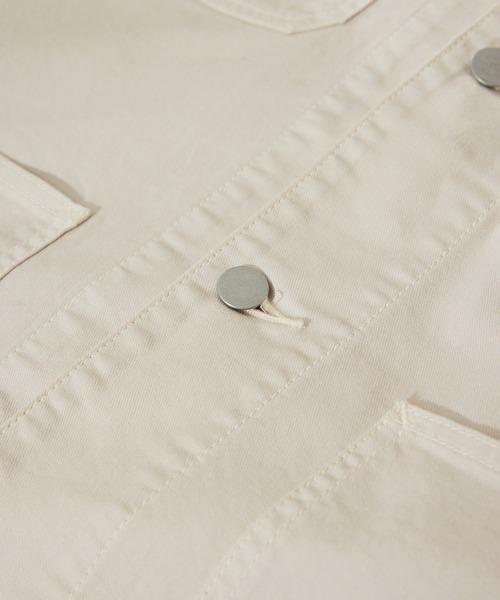 SALON adam et rope'（サロン アダム エ ロペ）の「【WEB・一部店舗限定】ブロークンツイルカバーオール（カバーオール・レディース・カーキ/ベージュ系その他2・FREE）」の3枚目の写真