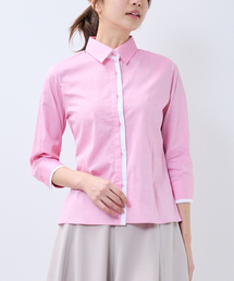 NARACAMICIE | 【NARACAMICIE】オックスバイカラー七分袖シャツ(シャツ/ブラウス)