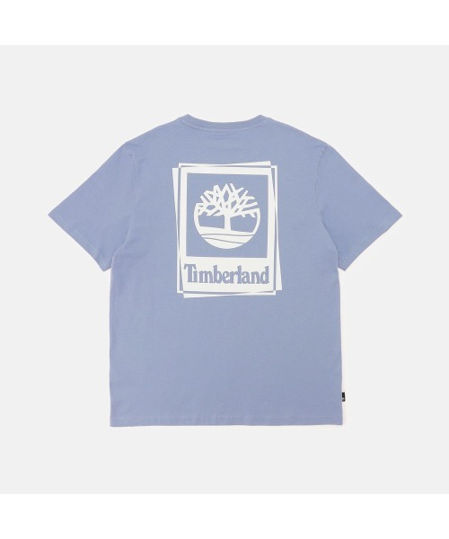 Timberland(ティンバーランド)の「スタック ロゴ 半袖 Tシャツ メンズ(Tシャツ/カットソー・メンズ・ライトブルー・LARGE/MEDIUM/SMALL/X-LARGE/XX-LARGE)」の2枚目の写真