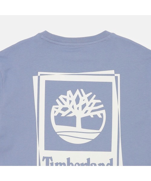 Timberland(ティンバーランド)の「スタック ロゴ 半袖 Tシャツ メンズ(Tシャツ/カットソー・メンズ・ライトブルー・LARGE/MEDIUM/SMALL/X-LARGE/XX-LARGE)」の4枚目の写真