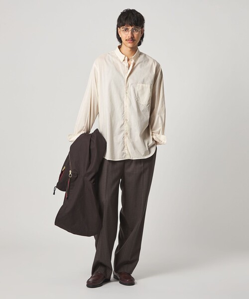 Steven Alan（スティーブンアラン）の「＜Steven Alan＞ リバティ ソリッド シングルニードル シャツ LOOSE（シャツ/ブラウス・メンズ・コバルトブルー/オフホワイト・S/M/L/XL）」の3枚目の写真