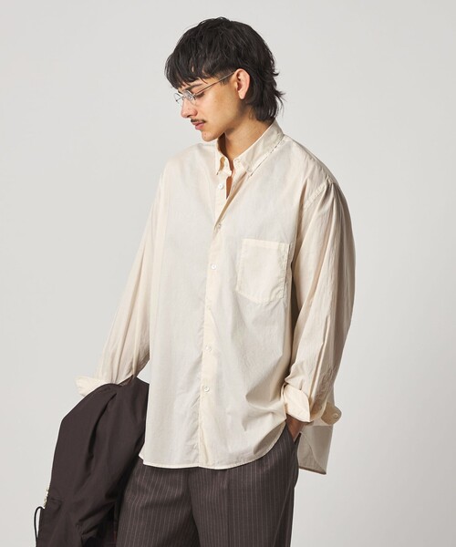 Steven Alan（スティーブンアラン）の「＜Steven Alan＞ リバティ ソリッド シングルニードル シャツ LOOSE（シャツ/ブラウス・メンズ・コバルトブルー/オフホワイト・S/M/L/XL）」の5枚目の写真