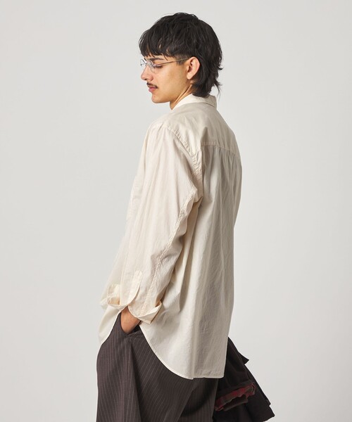 Steven Alan（スティーブンアラン）の「＜Steven Alan＞ リバティ ソリッド シングルニードル シャツ LOOSE（シャツ/ブラウス・メンズ・コバルトブルー/オフホワイト・S/M/L/XL）」の6枚目の写真