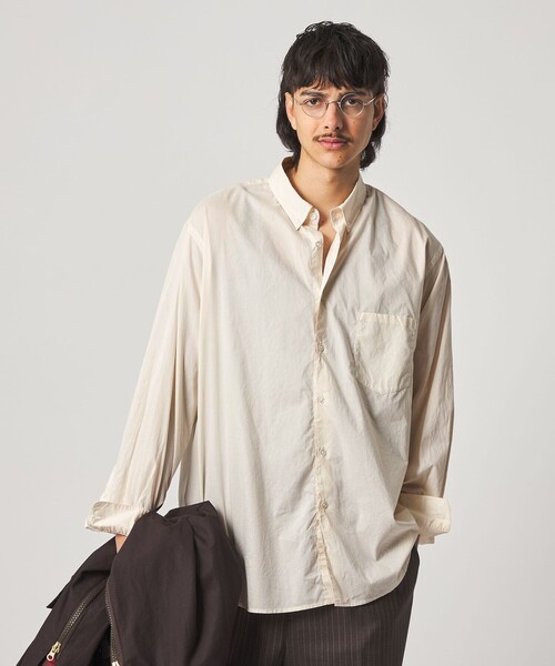 Steven Alan（スティーブンアラン）の「＜Steven Alan＞ リバティ ソリッド シングルニードル シャツ LOOSE（シャツ/ブラウス・メンズ・コバルトブルー/オフホワイト・S/M/L/XL）」の8枚目の写真