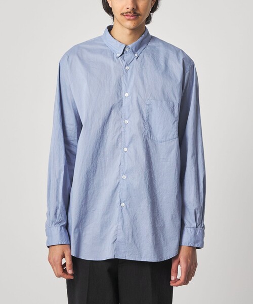 Steven Alan（スティーブンアラン）の「＜Steven Alan＞ リバティ ソリッド シングルニードル シャツ LOOSE（シャツ/ブラウス・メンズ・コバルトブルー/オフホワイト・S/M/L/XL）」の15枚目の写真