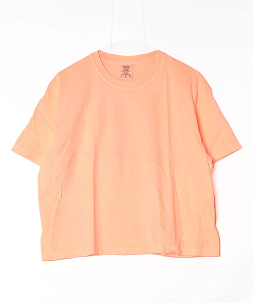 comfort colors(コンフォートカラーズ)の「【T16】【COMFORT COLORS/コンフォートカラーズ】WOMEN‘S HEAVYWEIGHT BOXY T-SHIRT S-3023CL(Tシャツ/カットソー・レディース・パープル/ホワイト/アイボリー/ブラック/イエロー/オレンジ・LARGE/MEDIUM)」の12枚目の写真