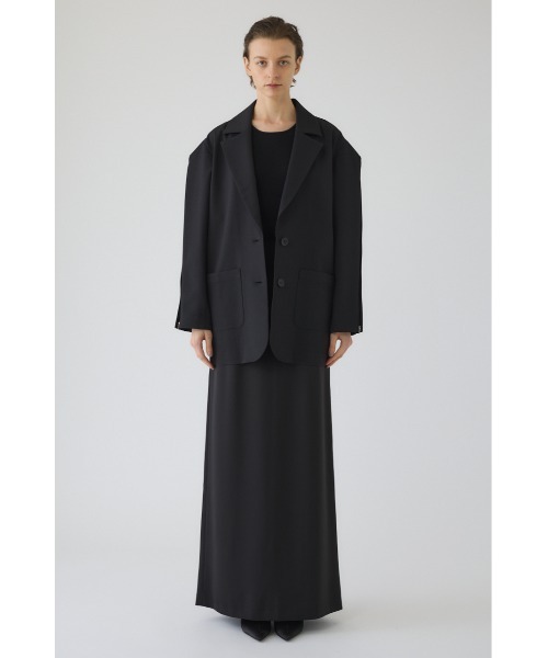 RIM.ARK(リムアーク)の「Open sleeve tailored JK オープン スリーブ テーラード ジャケット(テーラードジャケット・レディース・ブラック/ライトグリーン・FREE)」の3枚目の写真