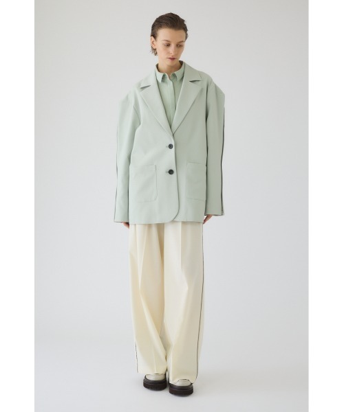 RIM.ARK(リムアーク)の「Open sleeve tailored JK オープン スリーブ テーラード ジャケット(テーラードジャケット・レディース・ブラック/ライトグリーン・FREE)」の16枚目の写真