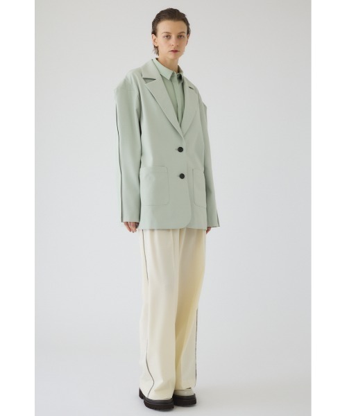 RIM.ARK(リムアーク)の「Open sleeve tailored JK オープン スリーブ テーラード ジャケット(テーラードジャケット・レディース・ブラック/ライトグリーン・FREE)」の17枚目の写真