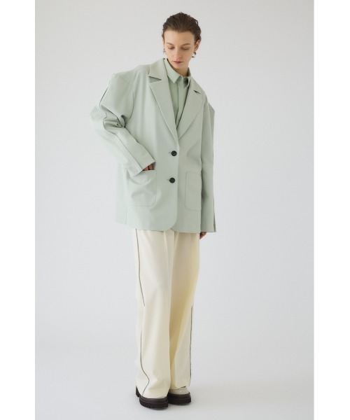 RIM.ARK(リムアーク)の「Open sleeve tailored JK オープン スリーブ テーラード ジャケット(テーラードジャケット・レディース・ブラック/ライトグリーン・FREE)」の18枚目の写真