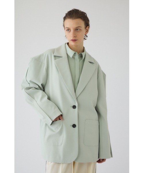 RIM.ARK(リムアーク)の「Open sleeve tailored JK オープン スリーブ テーラード ジャケット(テーラードジャケット・レディース・ブラック/ライトグリーン・FREE)」の21枚目の写真