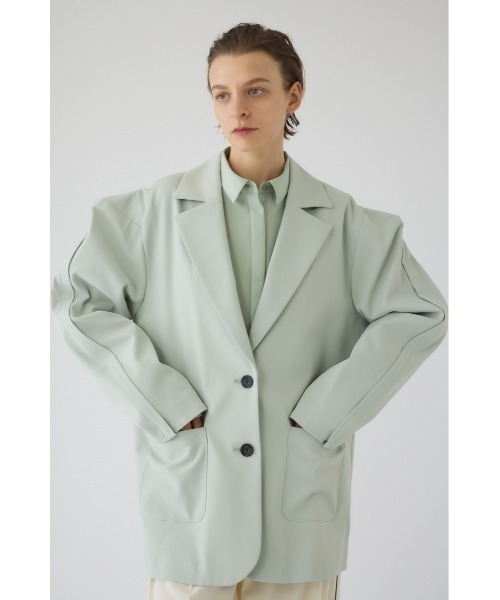 RIM.ARK(リムアーク)の「Open sleeve tailored JK オープン スリーブ テーラード ジャケット(テーラードジャケット・レディース・ブラック/ライトグリーン・FREE)」の22枚目の写真