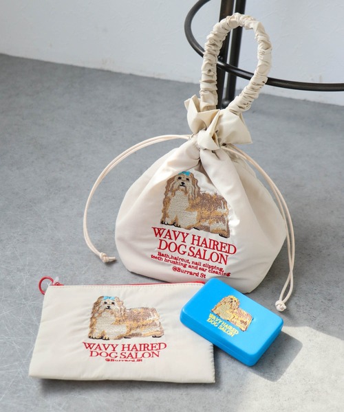 Three Four Time（ｽﾘｰﾌｫｰﾀｲﾑ）の「ローカルズ巾着BAG（トートバッグ・レディース・シルバー/ブラック/ベージュ・FREE）」の5枚目の写真