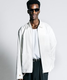 CRIMIE | ZIP LINEN OX SHIRT JACKET _ COOL TOUCH EASY CARE(ブルゾン)