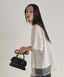 SOYEN | チュールドッキングレイヤードシアーTシャツ(Tシャツ/カットソー)