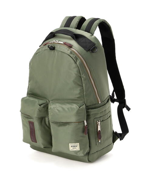 AVIREX（アヴィレックス）の「FLIGHT NYLON BACKPACK / フライト ナイロン バックパック / AVIREX / アヴィレックス（バックパック/リュック・メンズ・その他10/ブラック・F）」の3枚目の写真