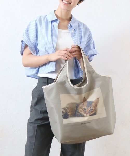 ひ*さ様 3 アメリカ　ユーロ古着エコバッグ100枚セットまとめ売りホワイトベー CAT DAY保冷保温コンパクトエコバッグ(192-61353)JELLY BEANS(ジェリー