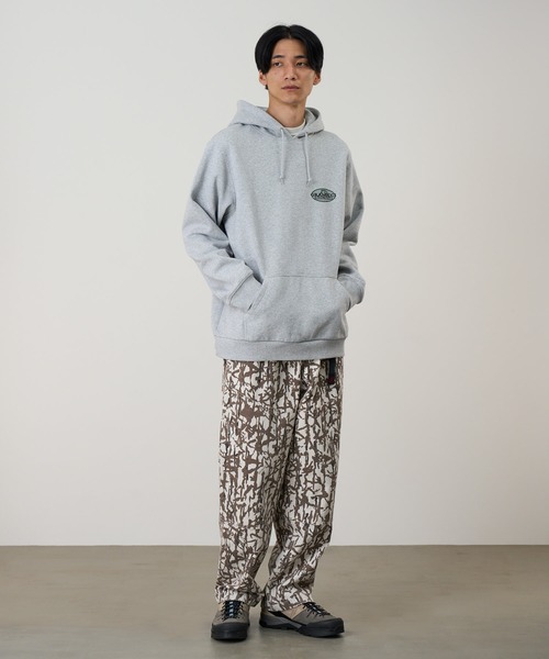 Gramicci（グラミチ）の「HALF DOME HOODED SWEATSHIRT｜ハーフドームフーデッドスウェットシャツ（パーカー・メンズ・レッド/ヘザーグレー/ブラック・S/M/XL/XXL/L）」の7枚目の写真