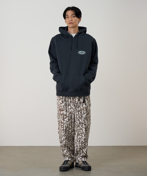 Gramicci（グラミチ）の「HALF DOME HOODED SWEATSHIRT｜ハーフドームフーデッドスウェットシャツ（パーカー・メンズ・レッド/ヘザーグレー/ブラック・S/M/XL/XXL/L）」の8枚目の写真