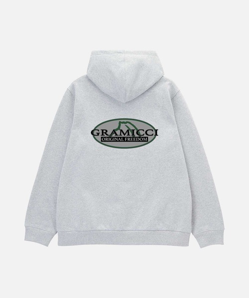 Gramicci（グラミチ）の「HALF DOME HOODED SWEATSHIRT｜ハーフドームフーデッドスウェットシャツ（パーカー・メンズ・レッド/ヘザーグレー/ブラック・S/M/XL/XXL/L）」の11枚目の写真