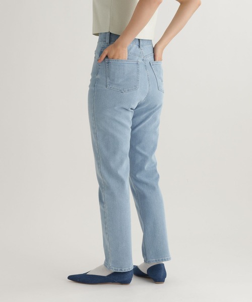 studio CLIP（スタディオクリップ）の「【daily CLIP】ハイウエストスリムデニム（デニムパンツ・レディース・ライトブルー/ネイビー・MEDIUM/SMALL）」の22枚目の写真