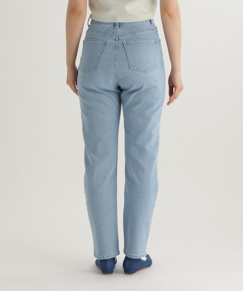 studio CLIP（スタディオクリップ）の「【daily CLIP】ハイウエストスリムデニム（デニムパンツ・レディース・ライトブルー/ネイビー・MEDIUM/SMALL）」の11枚目の写真