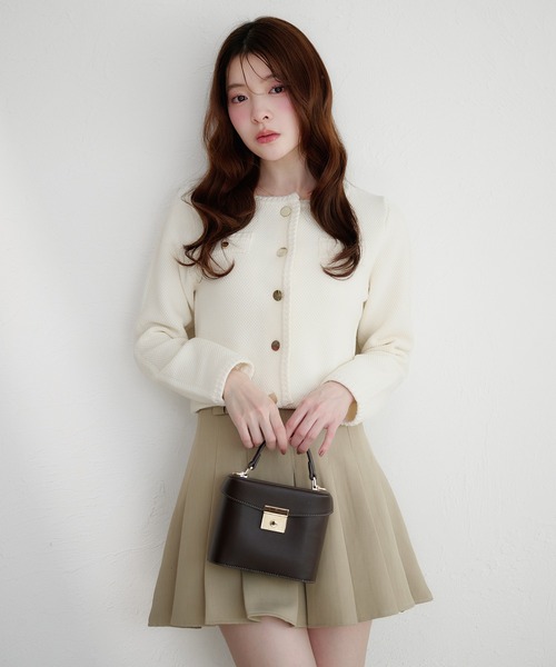 gold button knit jacket / ゴールドボタンニットジャケット（ノー