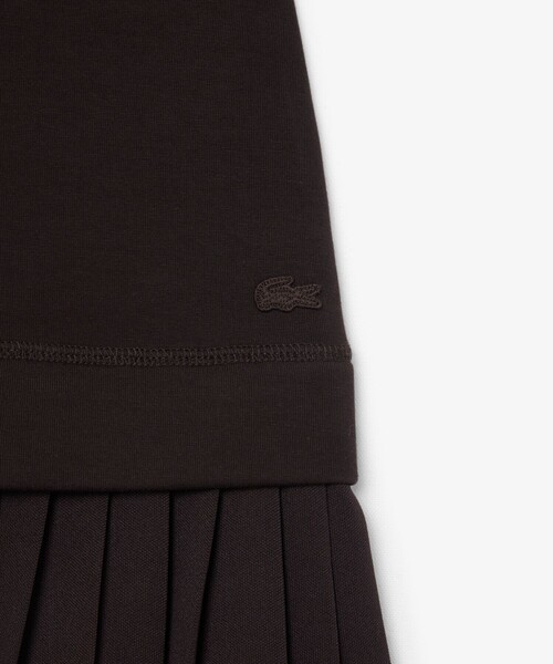 LACOSTE（ラコステ）の「レイヤード切り替えプリーツミニスカート（スカート・レディース・ブラウン・40/38/36/34）」の6枚目の写真